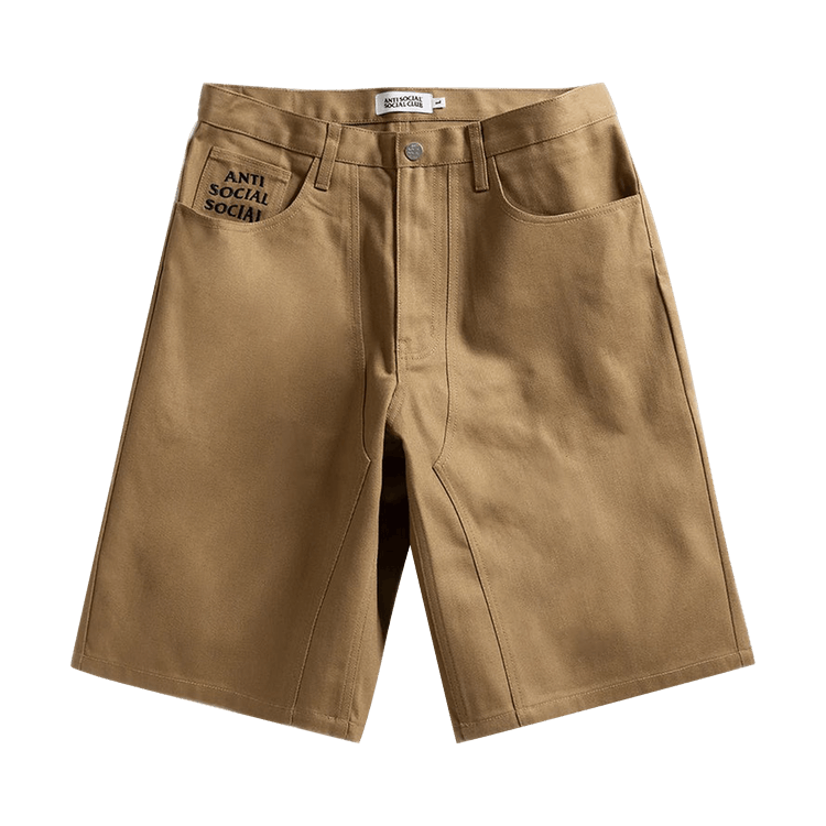 Anti Social Social Club Chainstick Carpenter Shorts "Tan"