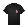 Represent Clo x Beach Boys Americas Band T-Shirt "Stained Black"