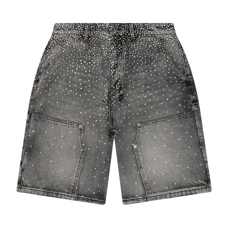 Ksubi Maxx Operator Short "Konkrete Crystal Charcoal"