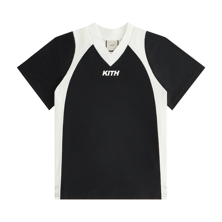 Kith Women Nicci II Paneled Mesh Tee "Black"