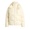 Polo Ralph Lauren 95D Matte Taffeta Woven Coat "Estate Cream"