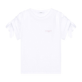 Givenchy Bows Gathered Shoulder T-Shirt "White"