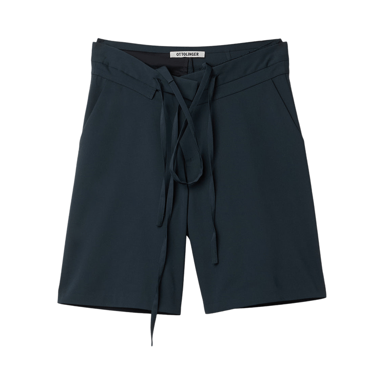 Ottolinger Double Fold Suit Shorts "Dark Blue"