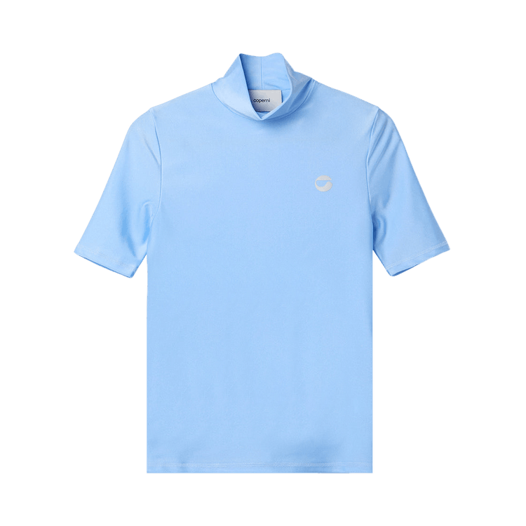Coperni High Neck Fitted Top "Blue"