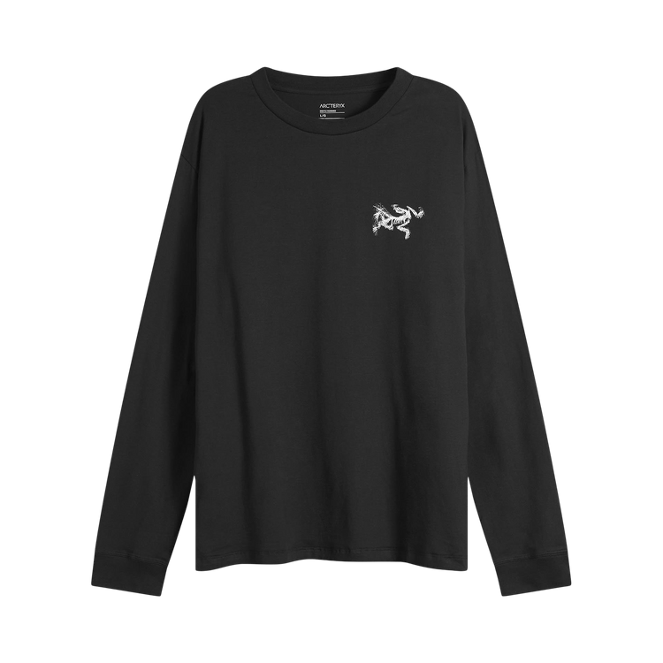 Arc'teryx Kragg SL Cotton Bird Tile Long-Sleeve 'Black/Arctic Silk'