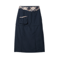 Dime Tech Skirt "Plaid Navy"
