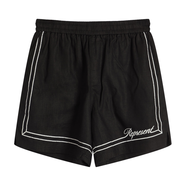 Represent Clo Border Short "Jet Black"