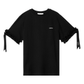Coperni Ruffle Logo Boxy T-Shirt "Black"