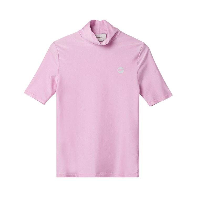 Coperni High Neck Fitted Top "Pink"