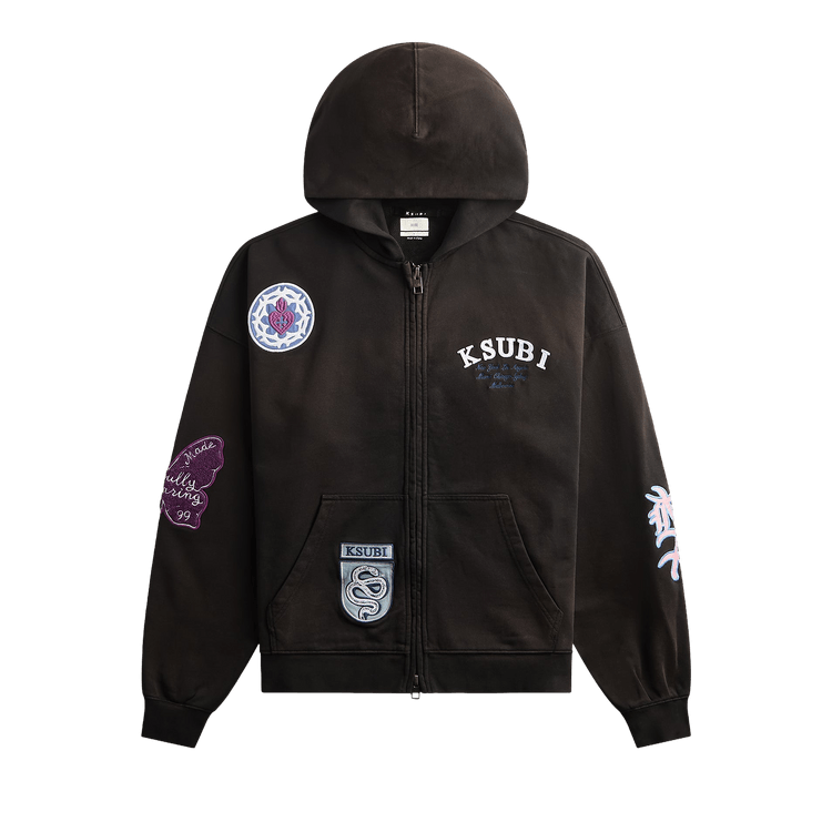 Ksubi Genesis Ekcess Zip Hoodie "Charcoal"
