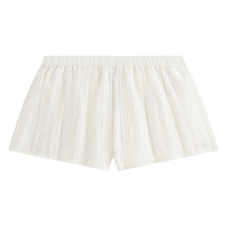 Kith Women Sashi Sheer Pleated Short "White"