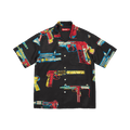 Supreme Guns Silk Short-Sleeve Shirt "Black"