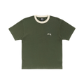 Stussy Ringer Tee "Olive"