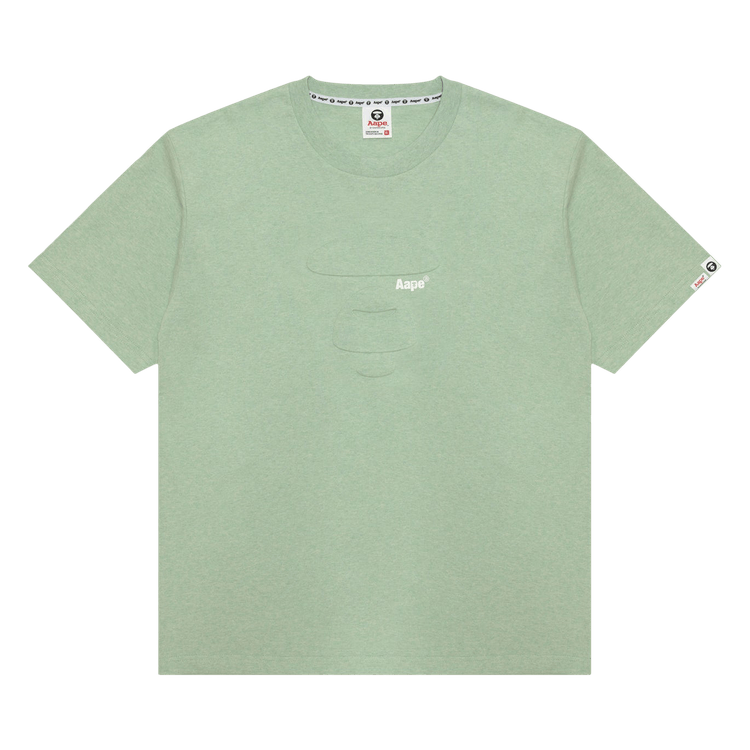 AAPE AAPEUNVS Unvs Moonface Tee "Green/Heather"