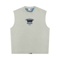 AAPE Moonface Logo Tank Top "White/Heather"