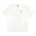 AAPE AAPENOW Heart Moonface Tee "White"