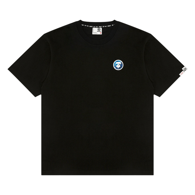 AAPE Moonface Logo Tee "Black"