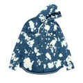 AAPE AAPEUNVS Unvs Splatter Printed Hooded Long Sleeve Shirt "Blue/Light"