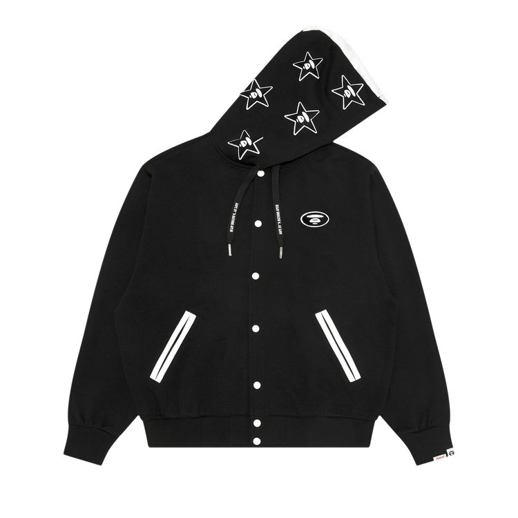 AAPE Moonface Hooded Jacket "Black"