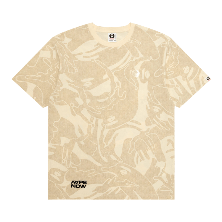 AAPE AAPENOW Camo Tee "Ivory/Multicolor"