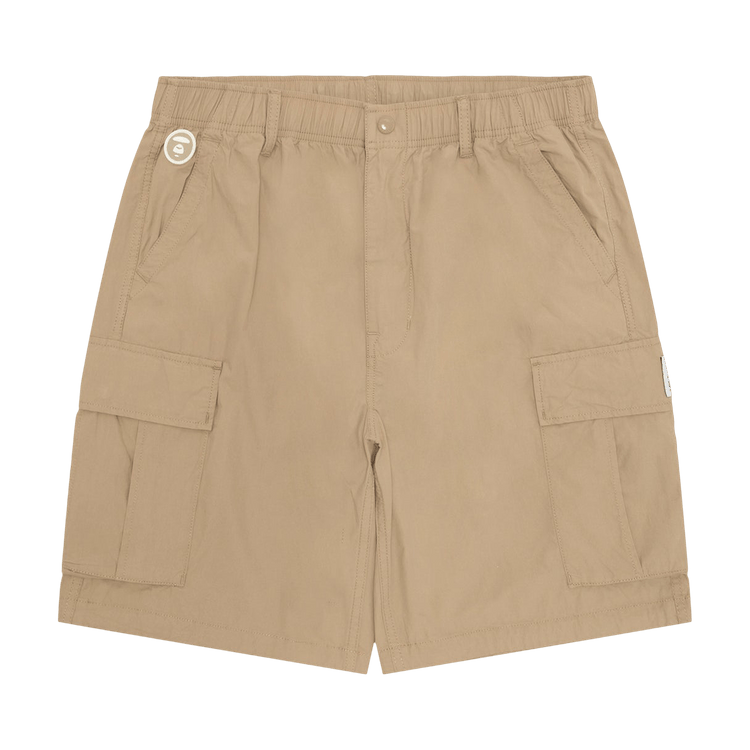 AAPE AAPENOW Moonface Cargo Shorts "Beige/Grey"