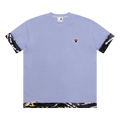 AAPE Moonface Logo Tee "Purple/Light"