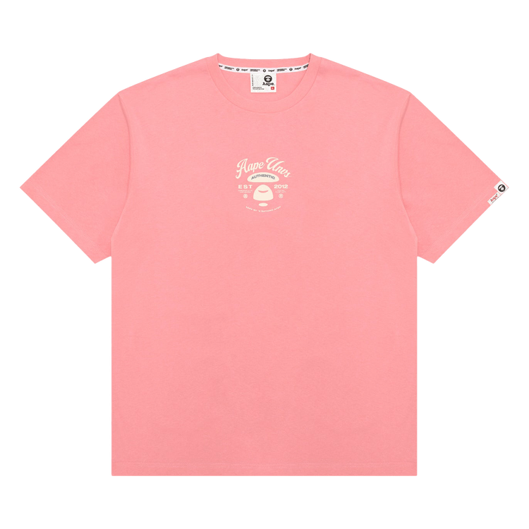 AAPE AAPEUNVS Unvs Graphic Tee "Pink"