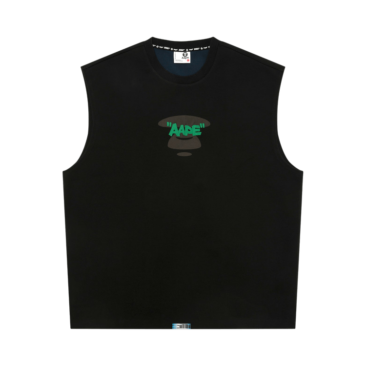 AAPE Moonface Logo Tank Top "Black"