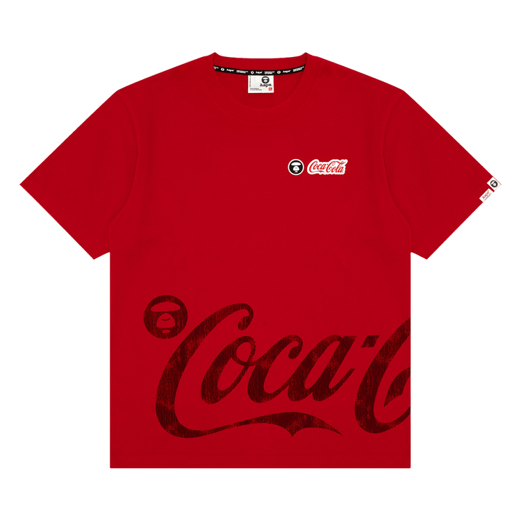 AAPE x Coca Cola Graphic Tee "Red/Light"