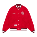 AAPE Sports Logo Varsity Jacket "Red"