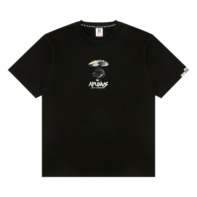 AAPE AAPEUNVS Unvs Graphic Tee "Black"