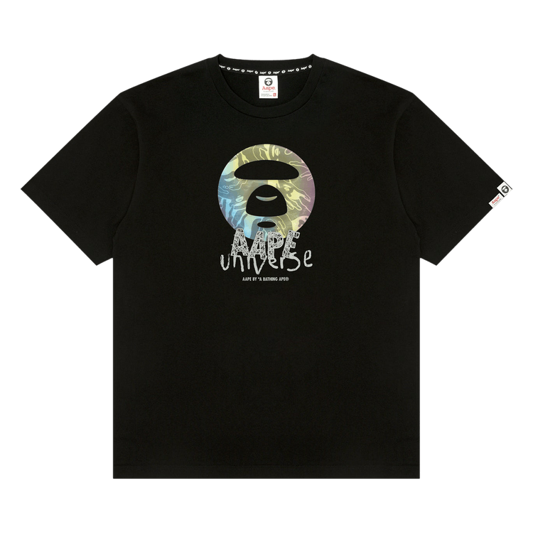 AAPE AAPEUNVS Unvs Moonface Tee "Black"