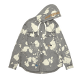 AAPE AAPEUNVS Unvs Splatter Printed Hooded Long Sleeve Shirt "Grey/Beige"