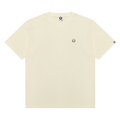 AAPE AAPENOW Moonface Tee "Ivory/White"