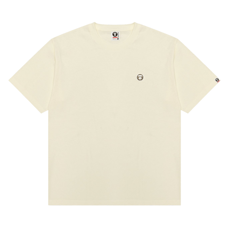 AAPE AAPENOW Moonface Tee "Ivory/White"