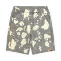AAPE AAPEUNVS Unvs Splatter Printed Denim Shorts "Grey/Beige"