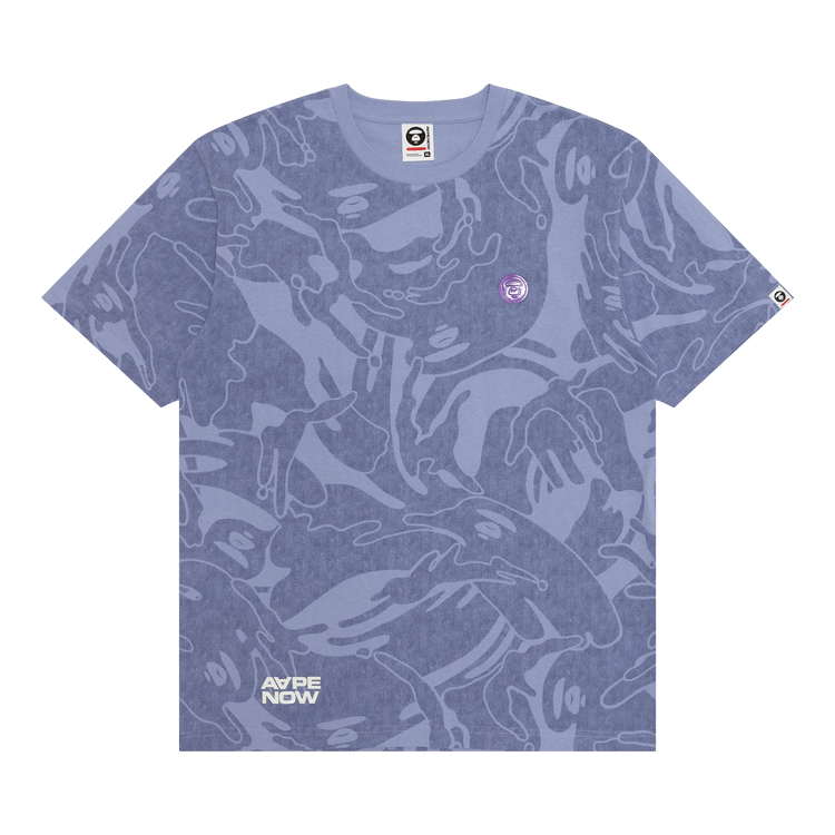 AAPE AAPENOW Camo Tee "Purple/Multicolor"
