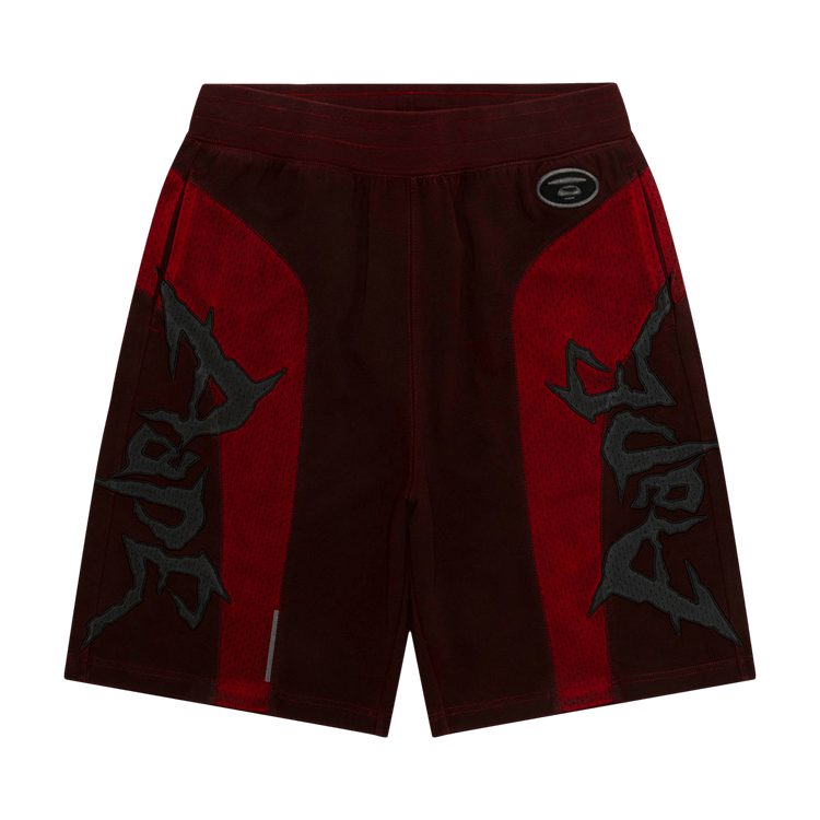 AAPE Embroide Sweat Shorts "Red/Light"