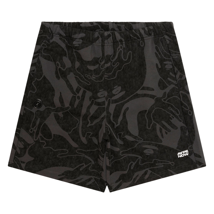 AAPE AAPENOW Camo Sweat Shorts "Grey/Multicolor"