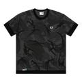 AAPE Camo Logo Tee "Black/Multicolor"