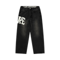 AAPE Sport Logo Jeans "Black"