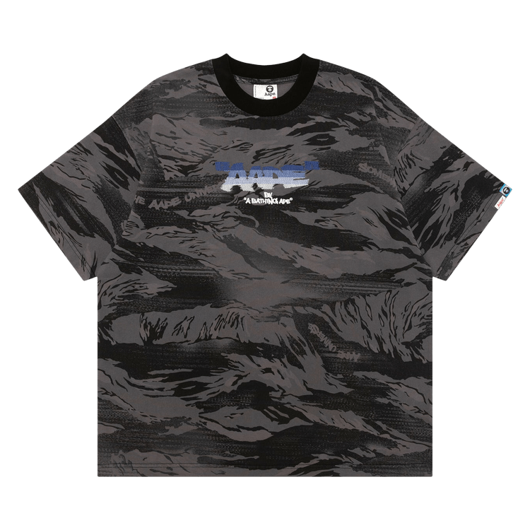 AAPE AAPEUNVS Unvs Graphic Tee "Black/Grey"