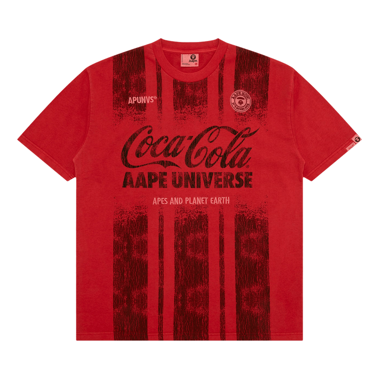 AAPE x Coca Cola Unvs Graphic Tee "Red/Light"
