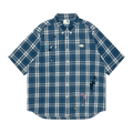 AAPE AAPEUNVS Unvs Moonface Check Shirt "Blue/Yellow"