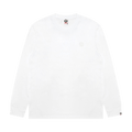 AAPE AAPENOW Moonface Long Sleeve Tee "White"
