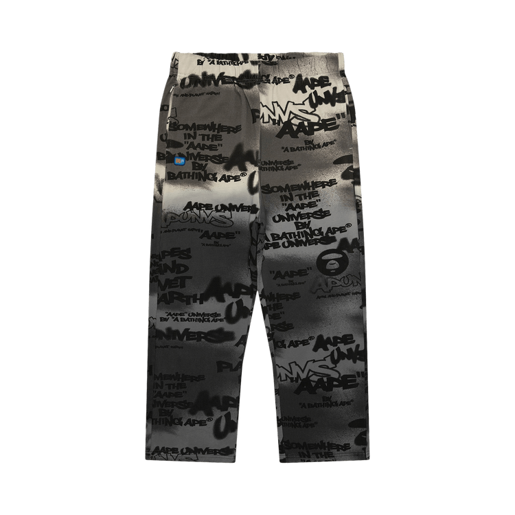 AAPE AAPEUNVS Unvs Graffiti Sweat Pants "Grey/Ivory"
