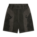 AAPE Embroidered Sweat Shorts "Black/Light"