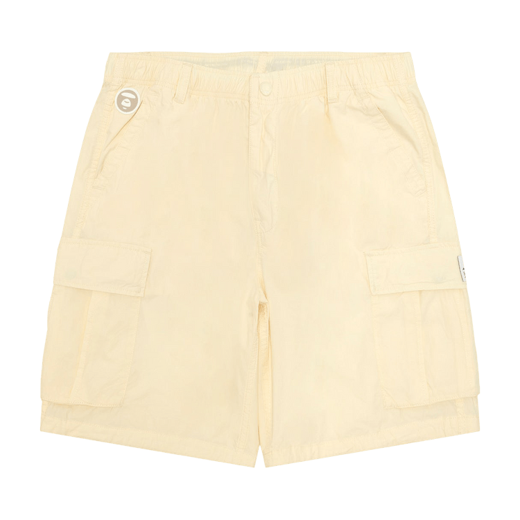 AAPE AAPENOW Moonface Cargo Shorts "Ivory"