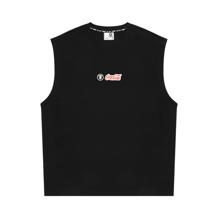 AAPE x Coca Cola Logo Tank Top "Black"