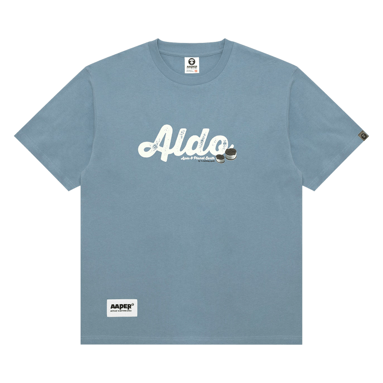 AAPE AAPER Graphic Tee "Blue/Grey"